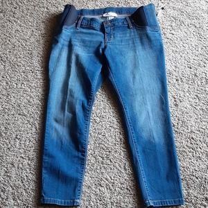 Isabel Maternity Skinny Crop Denim Jeans